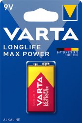 Varta Longlife Max Power 9V 1-pack (10p/fp)