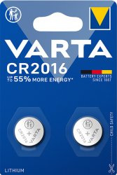 Varta Lithium knappcell CR2016 2-pack