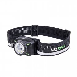 Nextorch eSTAR pannlampa svart, 1300 lm uppladdningsbart batteri