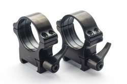 Rusan Stålringar QD för Weaver 1" höjd 14mm