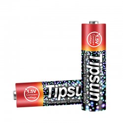 Tipsun 1.5V AAA Uppladdningsbart Lithium-ion batteri (1-pack)