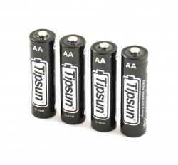 Tipsun AA-Lithium batterier 4-pack (Vanliga litium, ej uppladdningsbara)