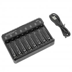 Tipsun Lithium-ion Laddare, 8 slots