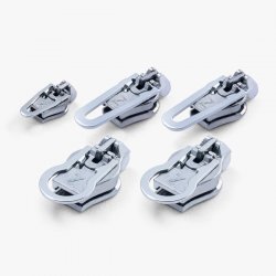 ZlideOn Multipack Normal Metall & Plastdragkedja, Silver