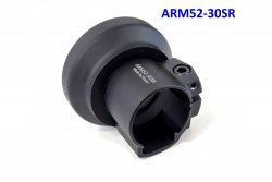 Rusan Q-R adapter för M52x0.75 Passar Swarovski SR skena med 30 mm obj diameter