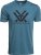 Vortex Men's Core Logo Short Sleeve T-Shirt Steel Blue Heather|
