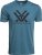Vortex Men's Core Logo Short Sleeve T-Shirt Steel Blue Heather