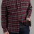 Vortex Timber Rush Flannel Burgundy |