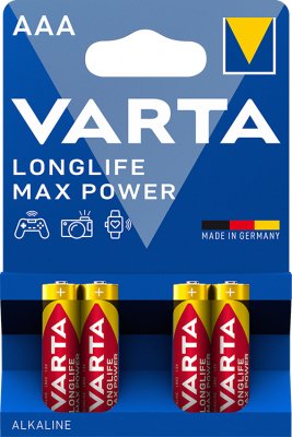 Varta Longlife Max Power AAA 4-pack 