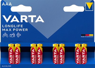 Varta Longlife Max Power AAA 8-pack (20p/fp)