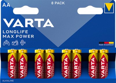 Varta Longlife Max Power AA 8-pack 