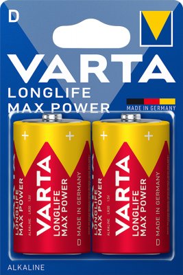 Varta Longlife Max Power D 2-pack (10p/fp)