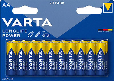 Varta Longlife Power AA 20-pack (10p/fp)