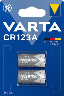 Varta Lithium CR123A 2-pack