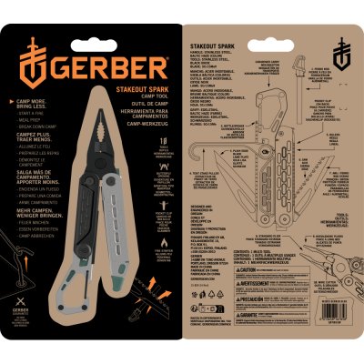 Gerber Stakeout Multiverktyg med clip mattborstat stål blister