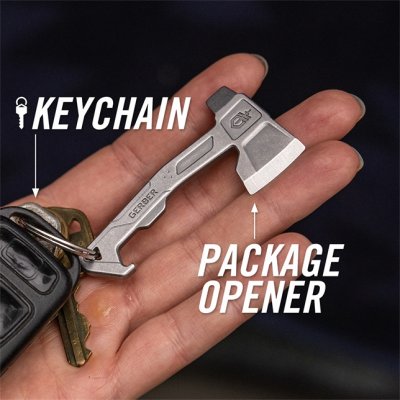 Gerber Hatchet Multiverktyg med nyckelring silver