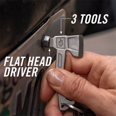 Gerber Hatchet Multiverktyg med nyckelring silver