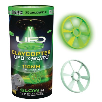 Caldwell Claycopter duvor UFO Glow 110 mm 50 pack