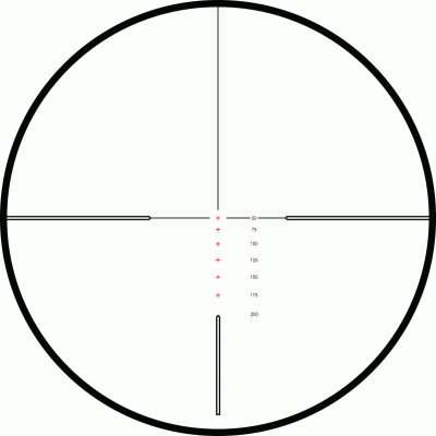 Hawke Vantage 4-12X50, riktm Rimfire .22 Sub. belyst
