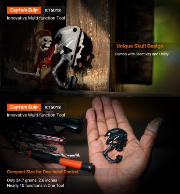 Nextool Utgått !!!!!!!!Captain Gulp multitool