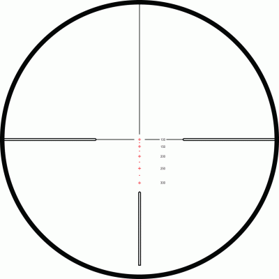 Hawke Vantage 4-12X40 AO, riktm Rimfire .22 WMR belyst
