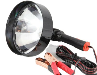 Lightforce 170 mm handstrålkastare 100w med krokodilklämmor