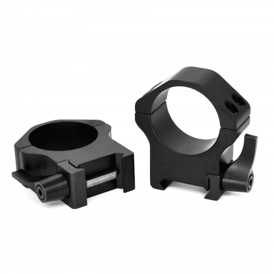 Warne Maxima Horizontal stålringar QD för Weaver 30 mm