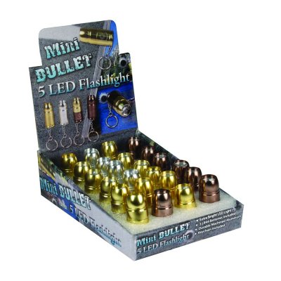 Rivers Edge Ficklampa LED "9mm" nyckelring Butiksförp. 24st