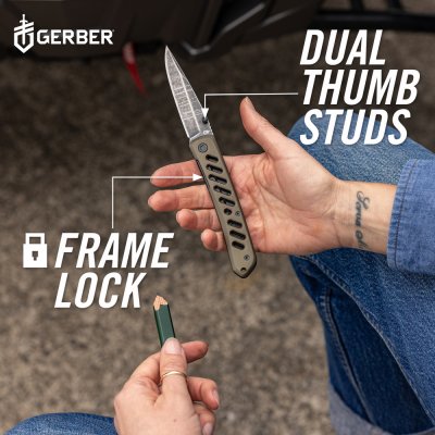 Gerber Affirm Fällkniv med clip grön