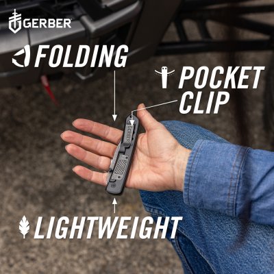 Gerber Affirm Fällkniv med clip grön