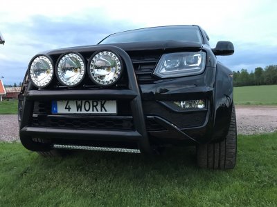 Lightforce Ledramp 30" Dual wattage enkelrad svart *