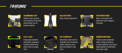Caldwell Velociradar Kronograf