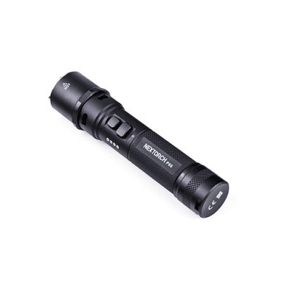 Nextorch P86 Sökarlampa 1600lm inbyggd varningssignal 120db laddbar