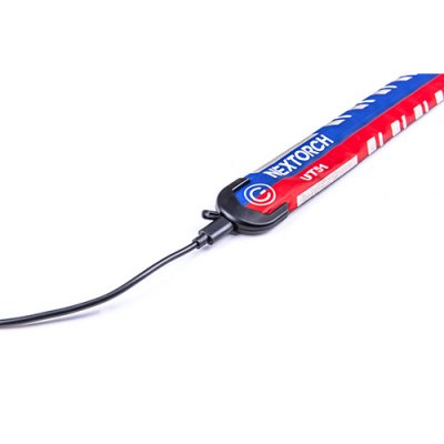 Nextorch UT51 blinkade armband 150mah laddbart röd/blå 358x38x10 mm *