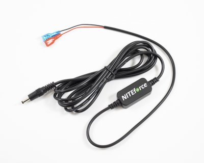 NITEforce strömkabel m omvandlare 12-18v => 6 V