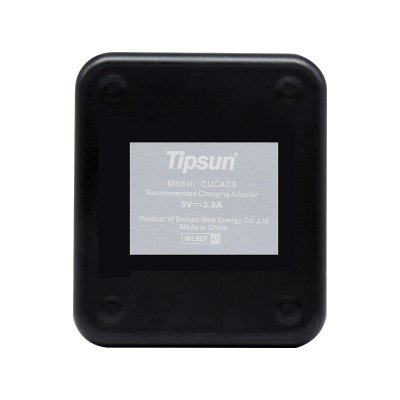 Tipsun Laddare för AA-Lithium-ion batterier (enbart laddare)