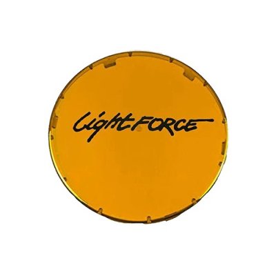Lightforce Fjärrljusfilter bärnsten 240 mm med logo (Blitz, XGT)