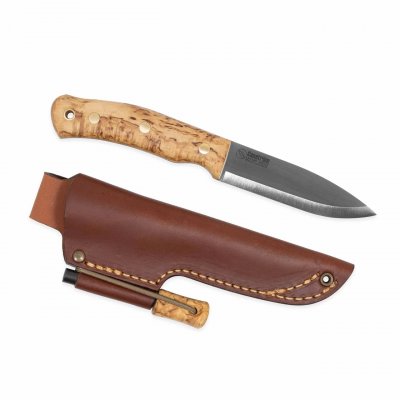 Casström No.10 SFK kniv i masurbjörk & verktygsstål