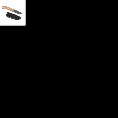 Casström No.10 SFK kniv i ek & verktygsstål, slida i läder