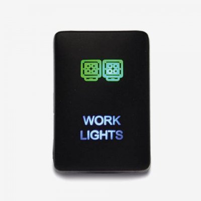 Lightforce strömbrytare Toyota Hillux för kupe med Work light logo