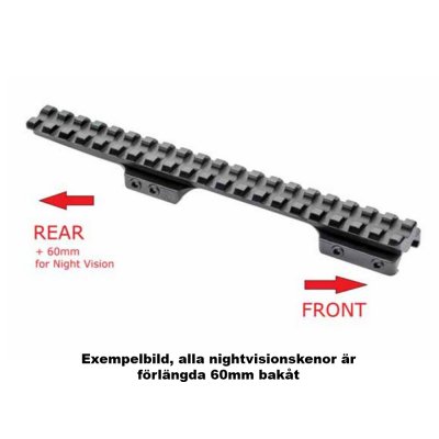 Contessa Picatinnyskena för Picatinny, förlängd för NV