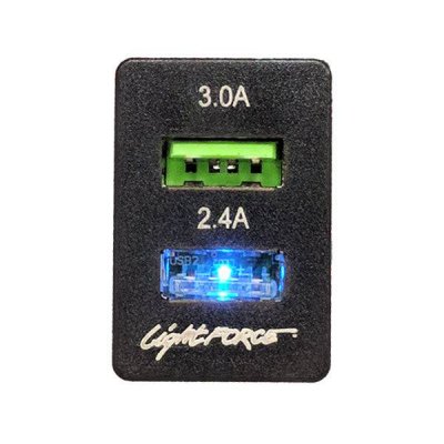 Lightforce USB modul TY2 med två uttag