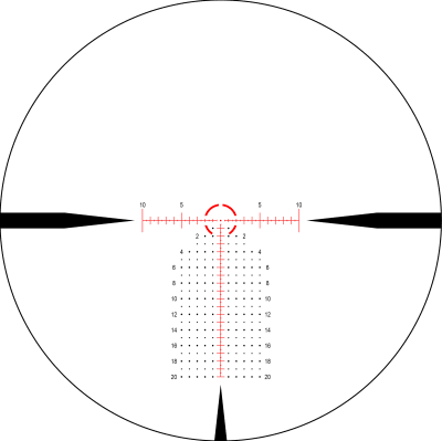 Nightforce NX6 - 2-12x42mm F1 - FieldSet™ - .1 MRAD - DigIllum™ - FC-MRx™