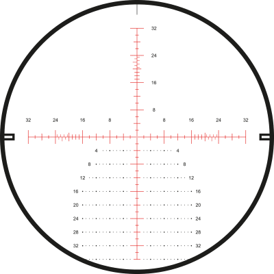 Hawke Vantage HD 34 FFP 5-25x56 Moa Pro II belyst