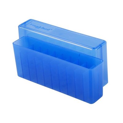 Frankford Arsenal patronbox blå för 20 ptr magnum kal. #211 UTG!
