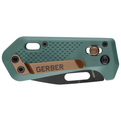 Gerber Nectar fällkniv m clip grön