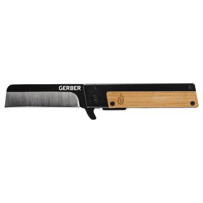 Gerber Quadrant fällkniv trä bambu