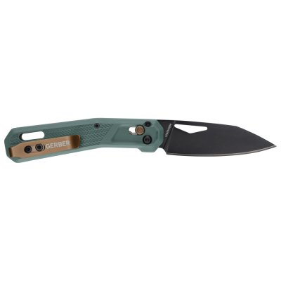 Gerber Vista fällkninv m clip grön/svart