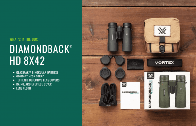 Vortex Diamondback HD 8x42 Inkl Glasspak binocase