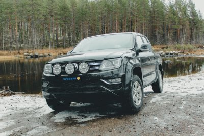 Wesem Fervor LED 220 mm monterat på bil